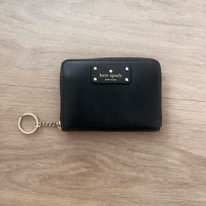 Black Kate Spade Coin Pouch Wallet